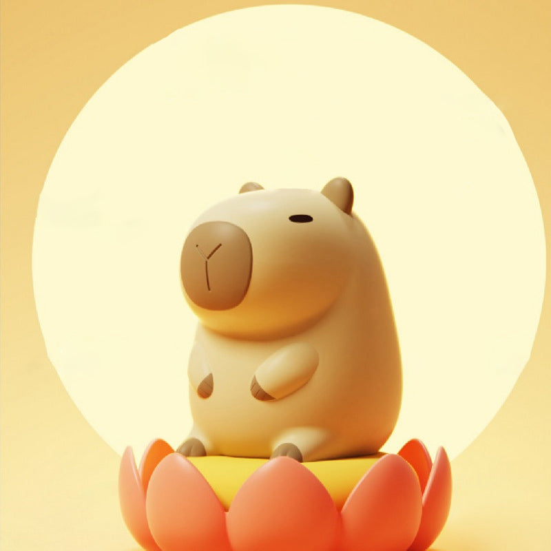 Lampe de table LED en silicone PC ABS pour cochon d&