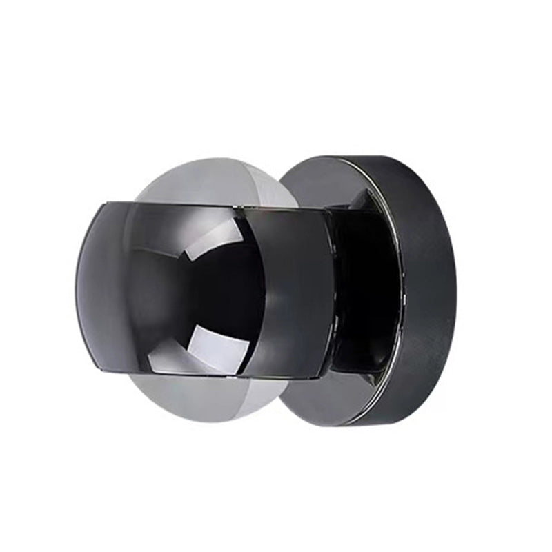 Moderne minimalistische Globus Kristall LED Wandleuchte Lampe für Wohnzimmer 