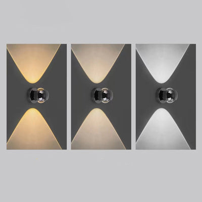 Moderne minimalistische Globus Kristall LED Wandleuchte Lampe für Wohnzimmer 
