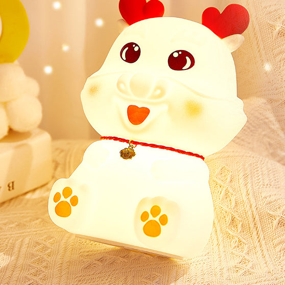 Contemporary Creative Dragon Silicone LED Table Lamp For Living Room