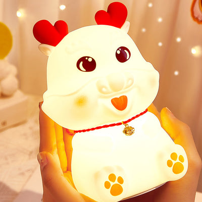 Contemporary Creative Dragon Silicone LED Table Lamp For Living Room