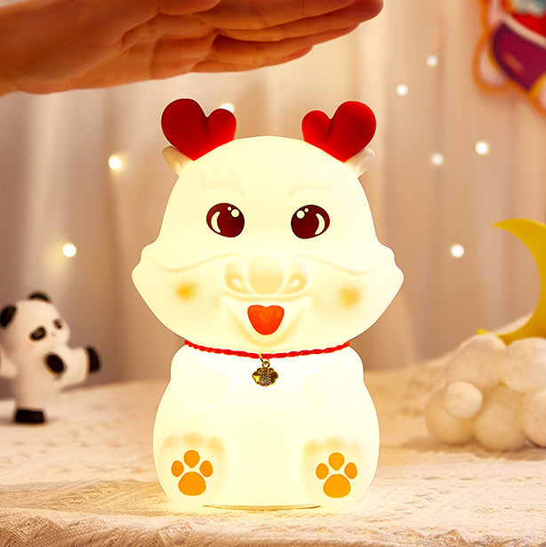 Contemporary Creative Dragon Silicone LED Table Lamp For Living Room