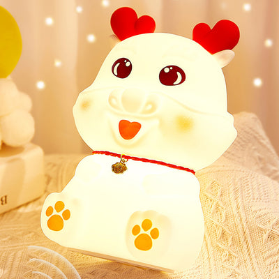 Contemporary Creative Dragon Silicone LED Table Lamp For Living Room