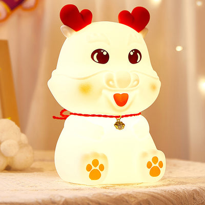 Contemporary Creative Dragon Silicone LED Table Lamp For Living Room