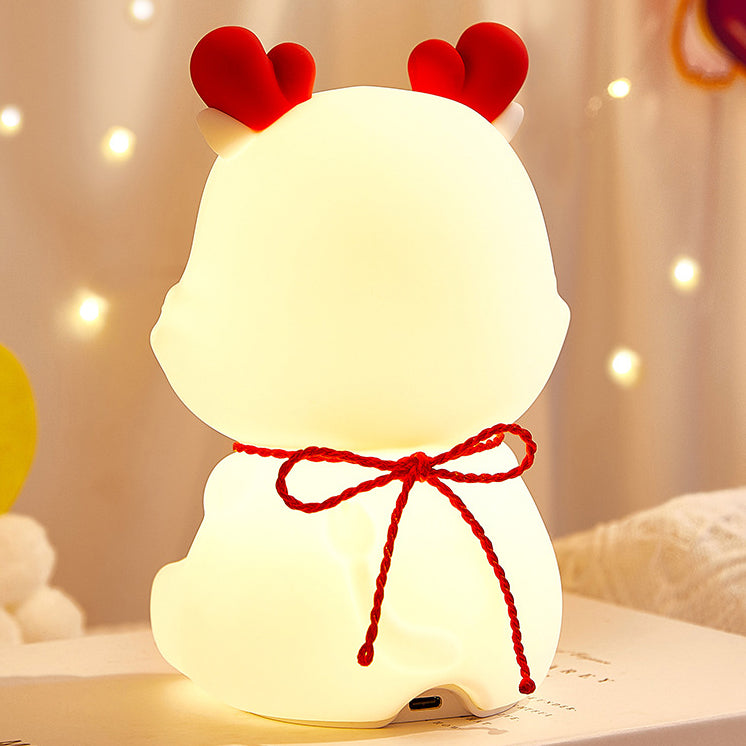 Contemporary Creative Dragon Silicone LED Table Lamp For Living Room