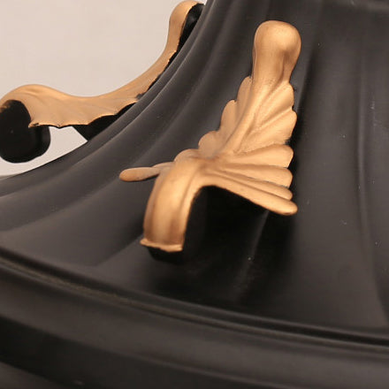 Applique murale à 1 lumière en aluminium à colonne européenne traditionnelle pour jardin 