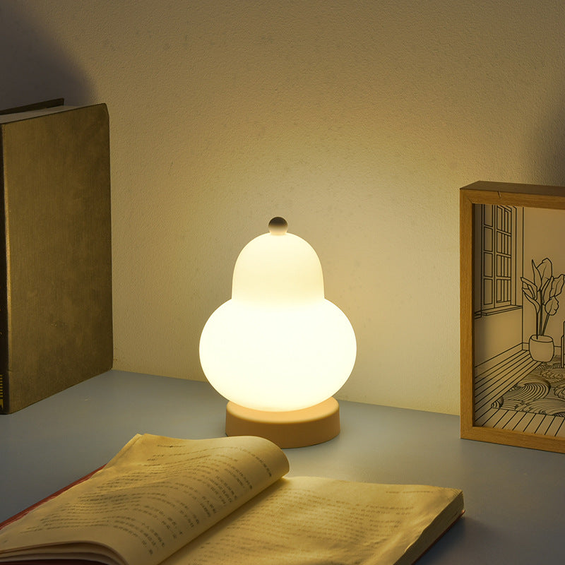 Contemporary Creative Pear Plastic Resin LED Table Lamp For Living Room