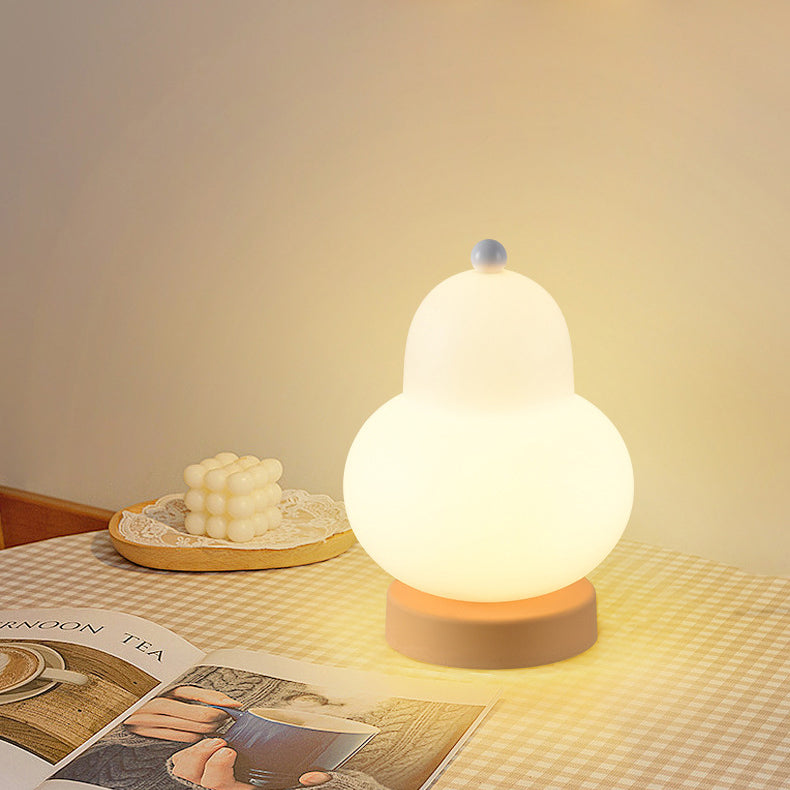 Contemporary Creative Pear Plastic Resin LED Table Lamp For Living Room