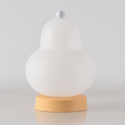 Contemporary Creative Pear Plastic Resin LED Table Lamp For Living Room