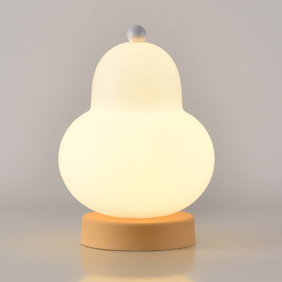 Contemporary Creative Pear Plastic Resin LED Table Lamp For Living Room