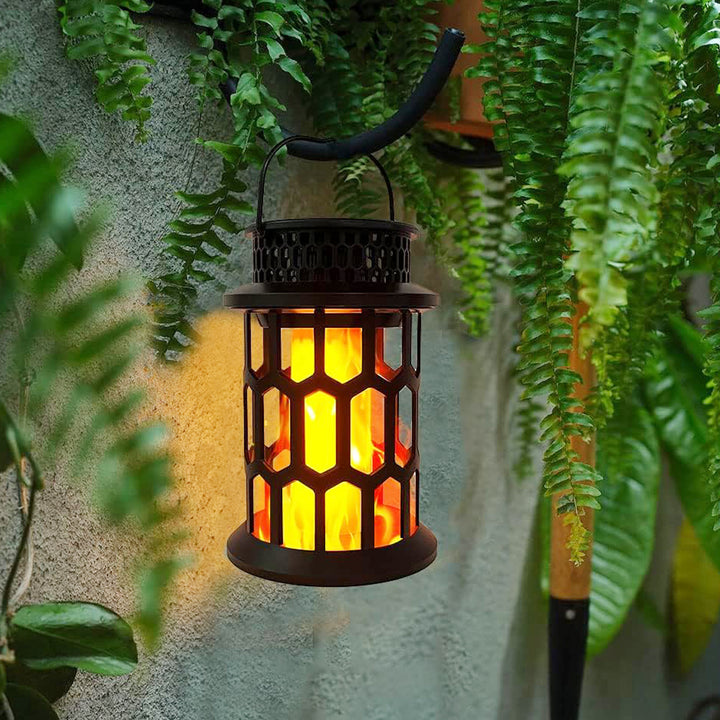 Colonne nordique contemporaine en plastique LED solaire mobile pour jardin 