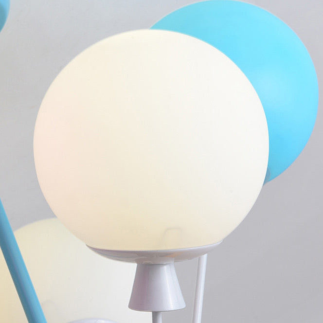 Maison créative contemporaine en bois, acrylique et fer, lustre à 7 lumières pour chambre d&