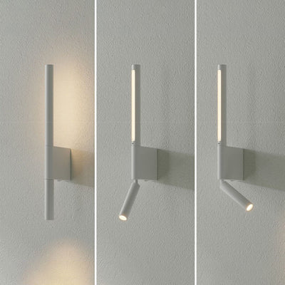 Applique murale LED en fer acrylique colonne minimaliste moderne pour salon 