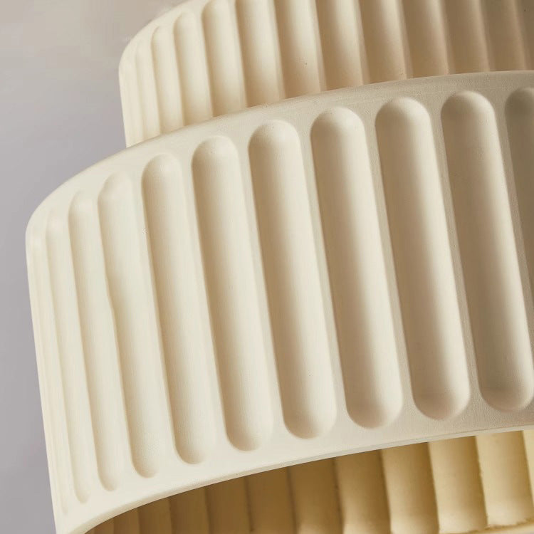 Plafonnier moderne minimaliste rond en résine à 1 lumière pour salon 