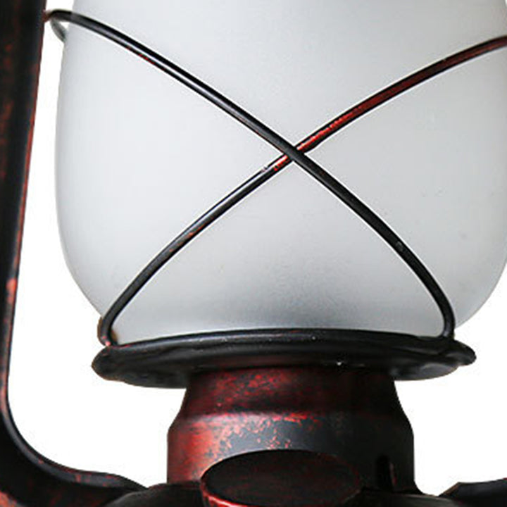 Zeitgenössische industrielle Zylinder Eisen Glas 1-Licht Pendelleuchte für Wohnzimmer 