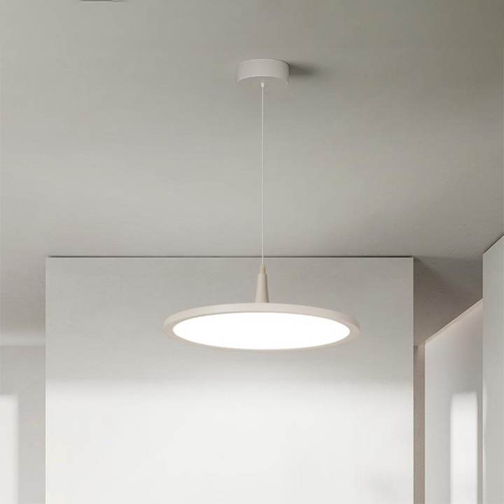 Modern Minimalist Aluminum Round Shape LED Pendant Light For Dining Room