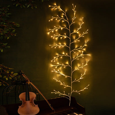 Modern Art Deco Waterproof Plastic Branch Rattan LED String Light For Bedroom