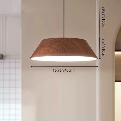 Lámpara colgante LED de hierro acrílico con forma de platillo volador rústico tradicional para comedor 