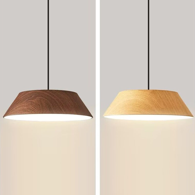 Lámpara colgante LED de hierro acrílico con forma de platillo volador rústico tradicional para comedor 