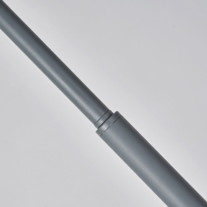 Zeitgenössische skandinavische runde Eisen-LED-Stehlampe für das Schlafzimmer 