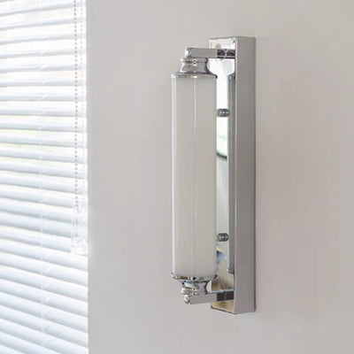 Modern Minimalist Cylindrical Iron Acrylic LED Wall Sconce Lamp For Bathroom