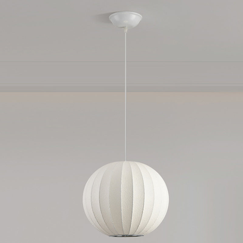 Traditional Chinese Round Resin Iron 1/3-Light Pendant Light For Living Room