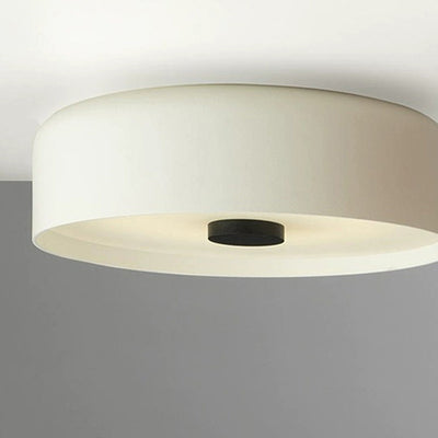 Contemporary Scandinavian Pie Shape Iron Acrylic LED Flush Mount Ceiling Light For Bedroom
