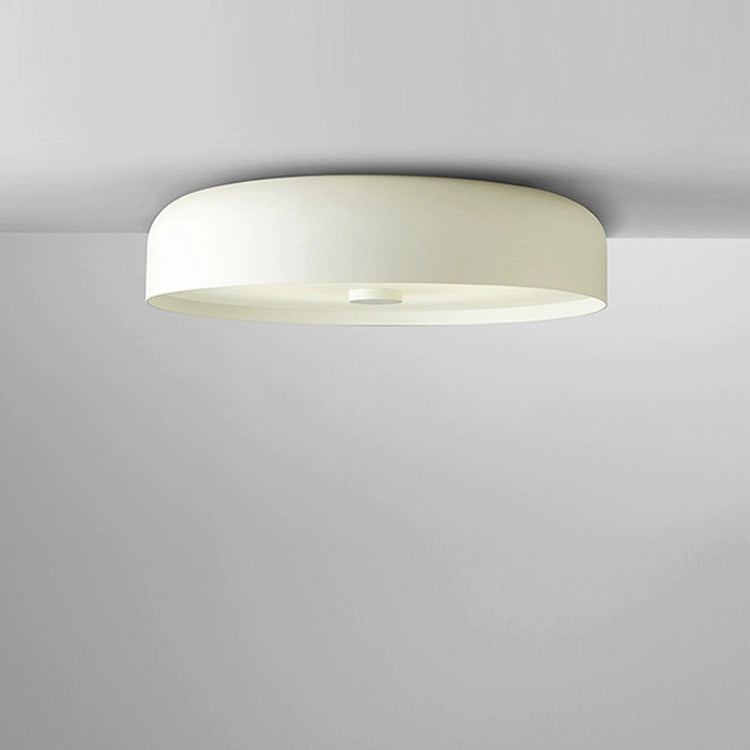 Contemporary Scandinavian Pie Shape Iron Acrylic LED Flush Mount Ceiling Light For Bedroom
