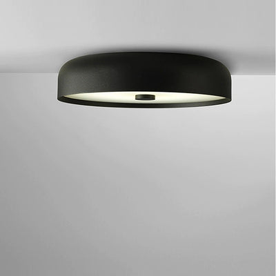 Contemporary Scandinavian Pie Shape Iron Acrylic LED Flush Mount Ceiling Light For Bedroom