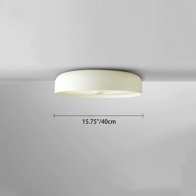Contemporary Scandinavian Pie Shape Iron Acrylic LED Flush Mount Ceiling Light For Bedroom