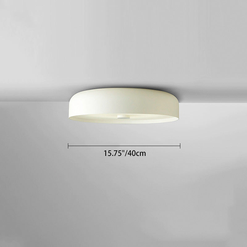 Contemporary Scandinavian Pie Shape Iron Acrylic LED Flush Mount Ceiling Light For Bedroom