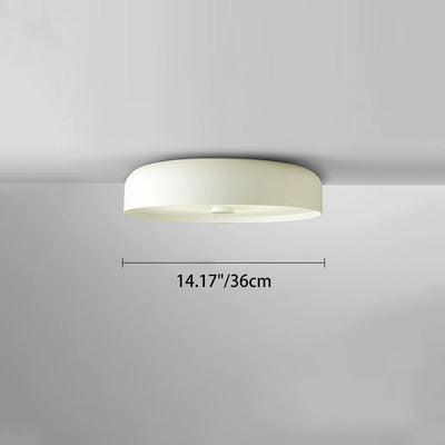 Contemporary Scandinavian Pie Shape Iron Acrylic LED Flush Mount Ceiling Light For Bedroom