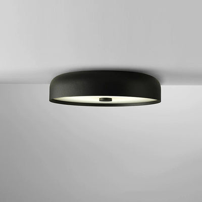 Contemporary Scandinavian Pie Shape Iron Acrylic LED Flush Mount Ceiling Light For Bedroom