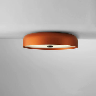 Contemporary Scandinavian Pie Shape Iron Acrylic LED Flush Mount Ceiling Light For Bedroom