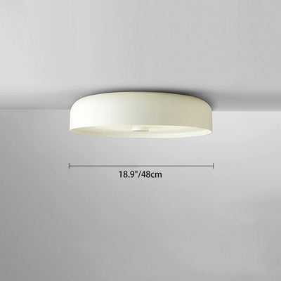 Contemporary Scandinavian Pie Shape Iron Acrylic LED Flush Mount Ceiling Light For Bedroom