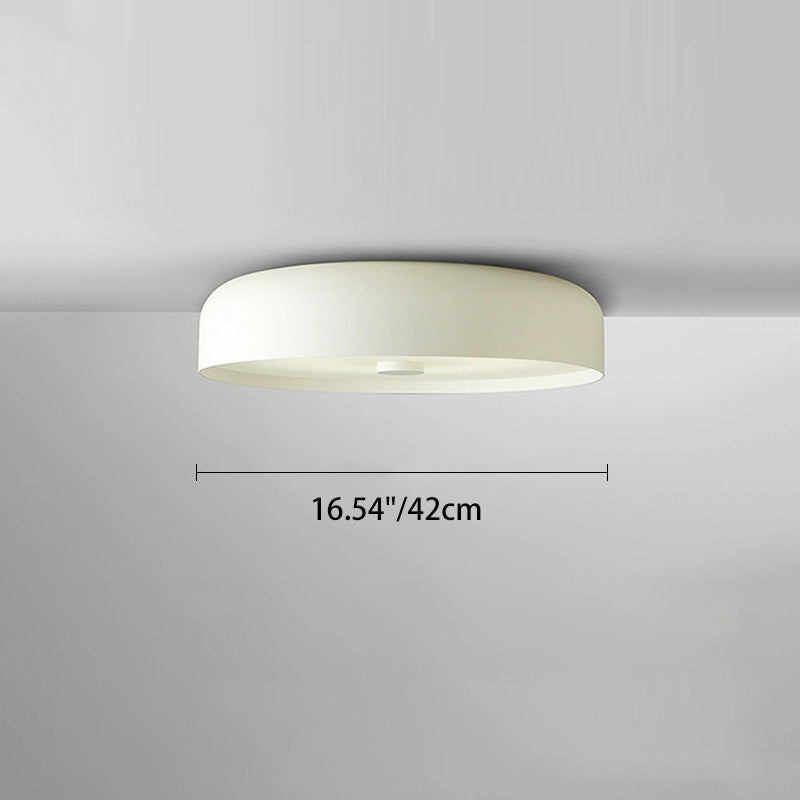 Contemporary Scandinavian Pie Shape Iron Acrylic LED Flush Mount Ceiling Light For Bedroom