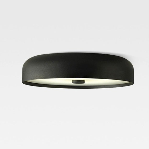 Contemporary Scandinavian Pie Shape Iron Acrylic LED Flush Mount Ceiling Light For Bedroom