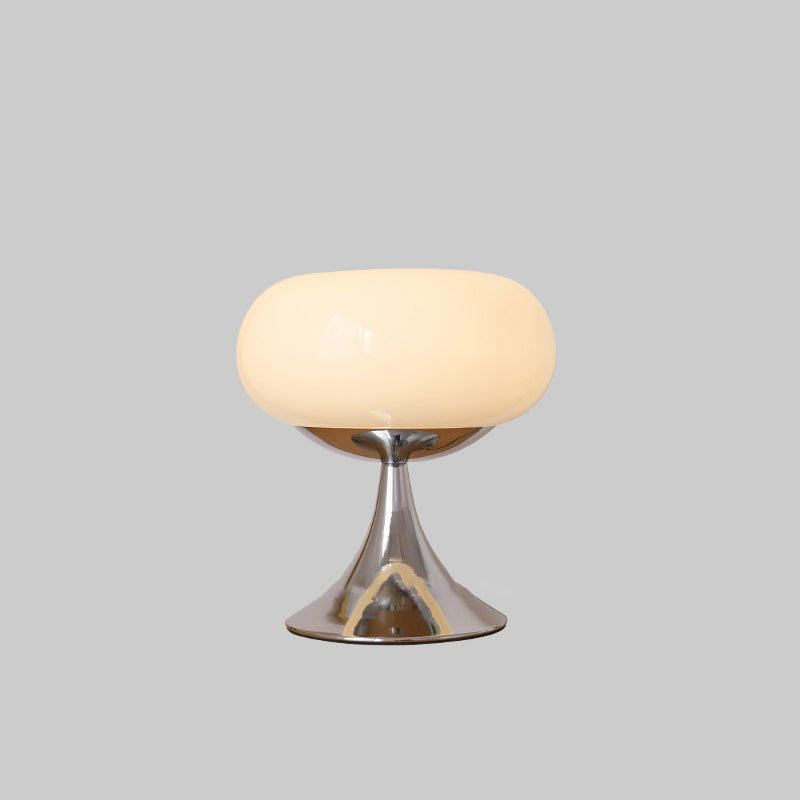 Contemporary Creative Apple-Shaped Iron Glass LED Table Lamp For Bedroom