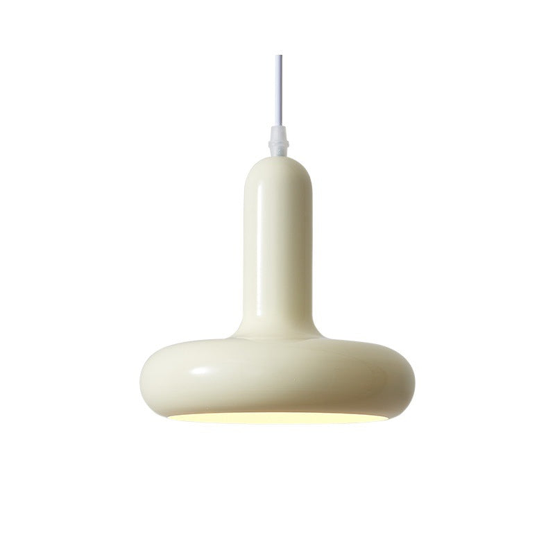 Modern Minimalist Inverted T-Shape Iron 1-Light Pendant Light For Bedroom
