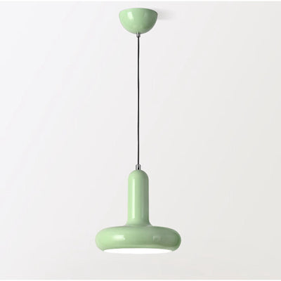 Modern Minimalist Inverted T-Shape Iron 1-Light Pendant Light For Bedroom
