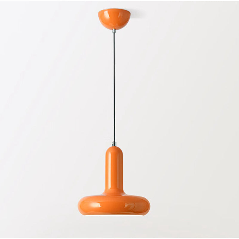 Modern Minimalist Inverted T-Shape Iron 1-Light Pendant Light For Bedroom