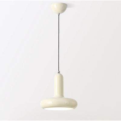 Modern Minimalist Inverted T-Shape Iron 1-Light Pendant Light For Bedroom