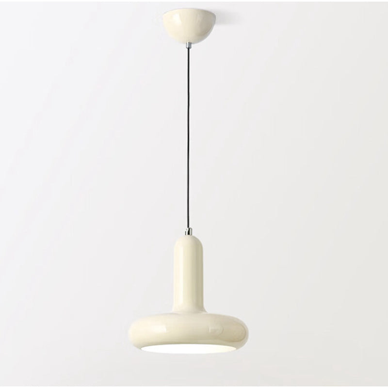 Modern Minimalist Inverted T-Shape Iron 1-Light Pendant Light For Bedroom