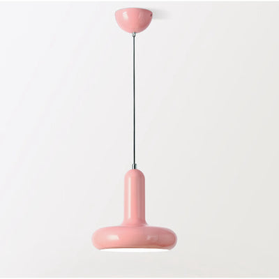 Modern Minimalist Inverted T-Shape Iron 1-Light Pendant Light For Bedroom