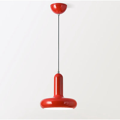 Modern Minimalist Inverted T-Shape Iron 1-Light Pendant Light For Bedroom