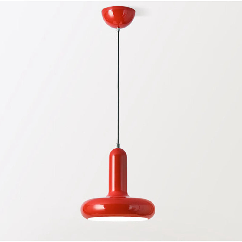 Modern Minimalist Inverted T-Shape Iron 1-Light Pendant Light For Bedroom