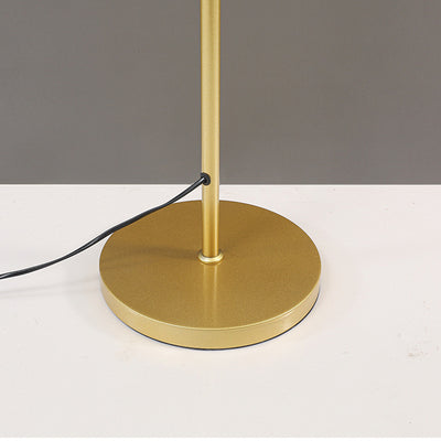 Contemporary Creative Round Ball Acrylic Iron 3-Light Standing Floor Lamp For Bedroom