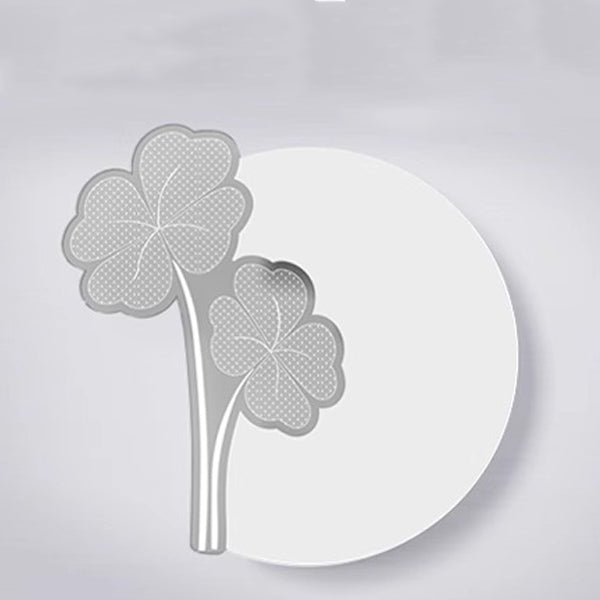 Modern Minimalist Flower Feather Shape Iron Acrylic LED Wall Scone Lamp For Bedroom