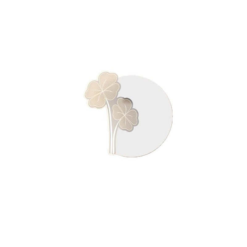 Modern Minimalist Flower Feather Shape Iron Acrylic LED Wall Scone Lamp For Bedroom