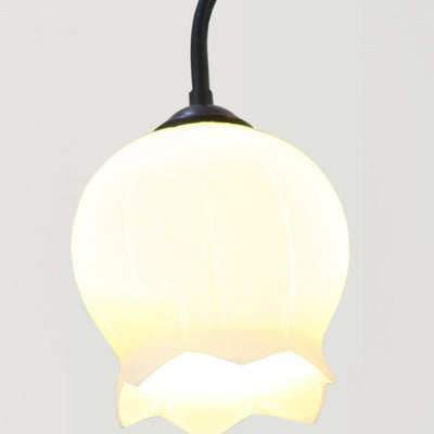 Modern Minimalist Flower-Shaped Iron Glass 3-Light Standing Floor Lamp For Living Room